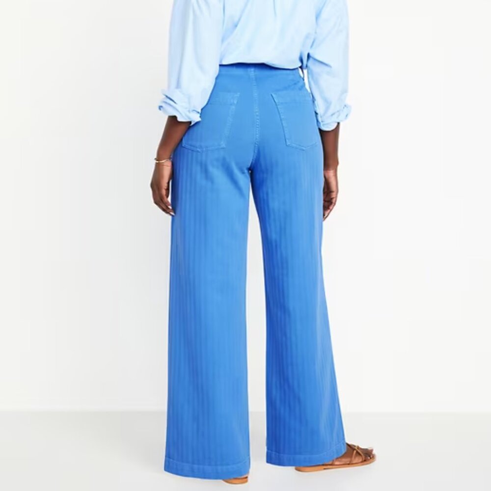 Old Navy High-Waisted Baggy Wide-Leg Jeans - NWT! - Picture 5 of 10